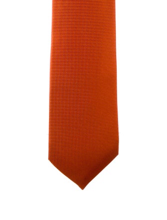 Hermès Silk Patterned Neck Tie