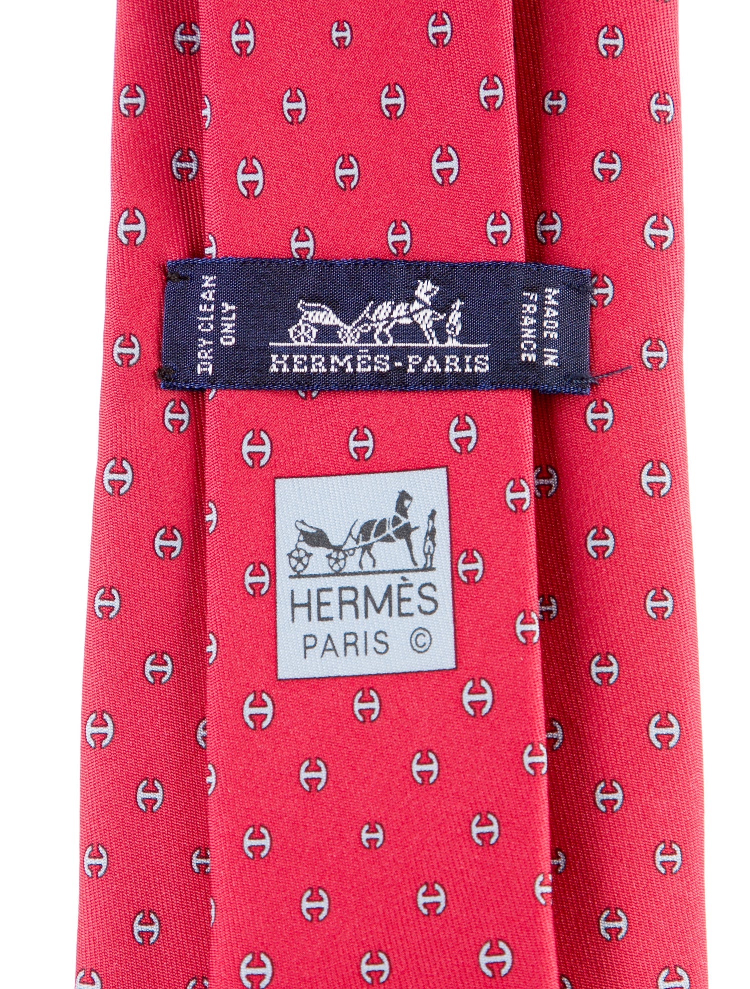 Hermès Silk Patterned Tie