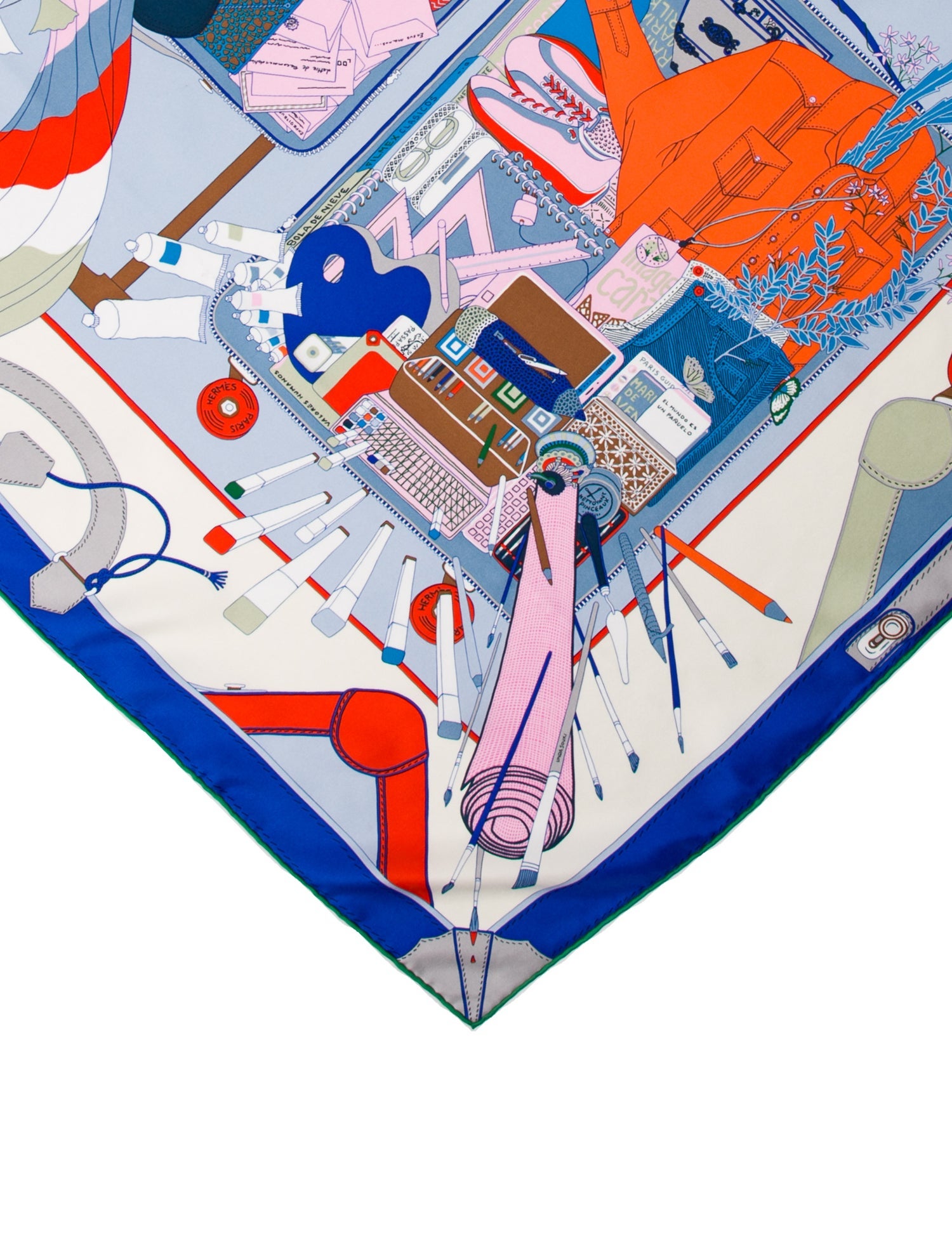 Hermès Bagage a Main Silk Scarf w/ Tags