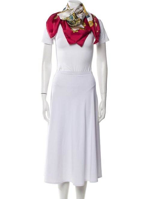 Hermès Les Tambours Silk Scarf