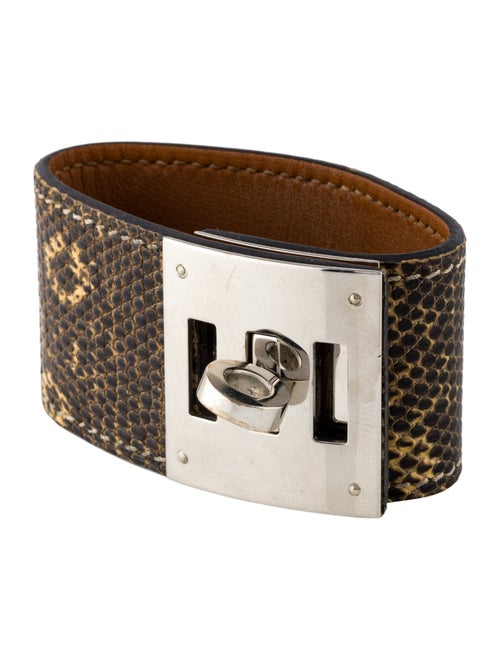 Hermès Lizard Kelly Dog Wrap Bracelet