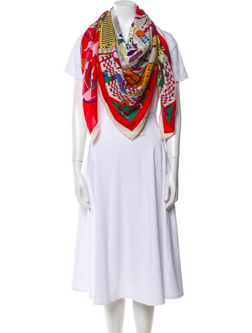 Hermès Le Mors "A La Conétable" Cashmere Shawl