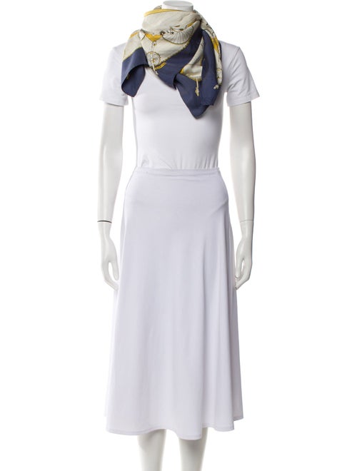 Hermès Les Becanes Silk Scarf