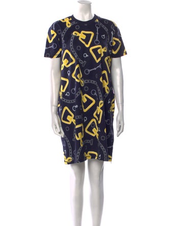 Hermès Printed Mini Dress