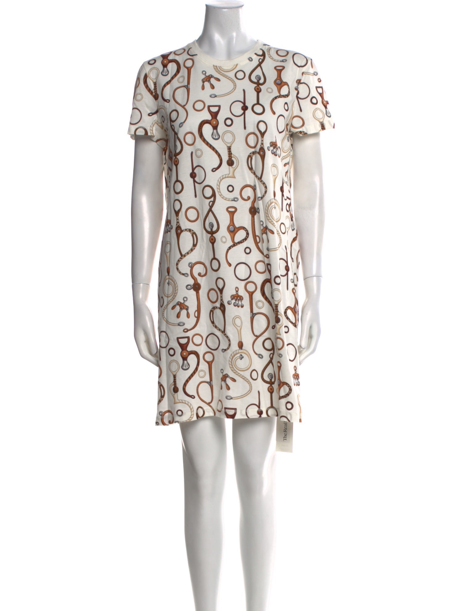 Hermès Printed Mini Dress