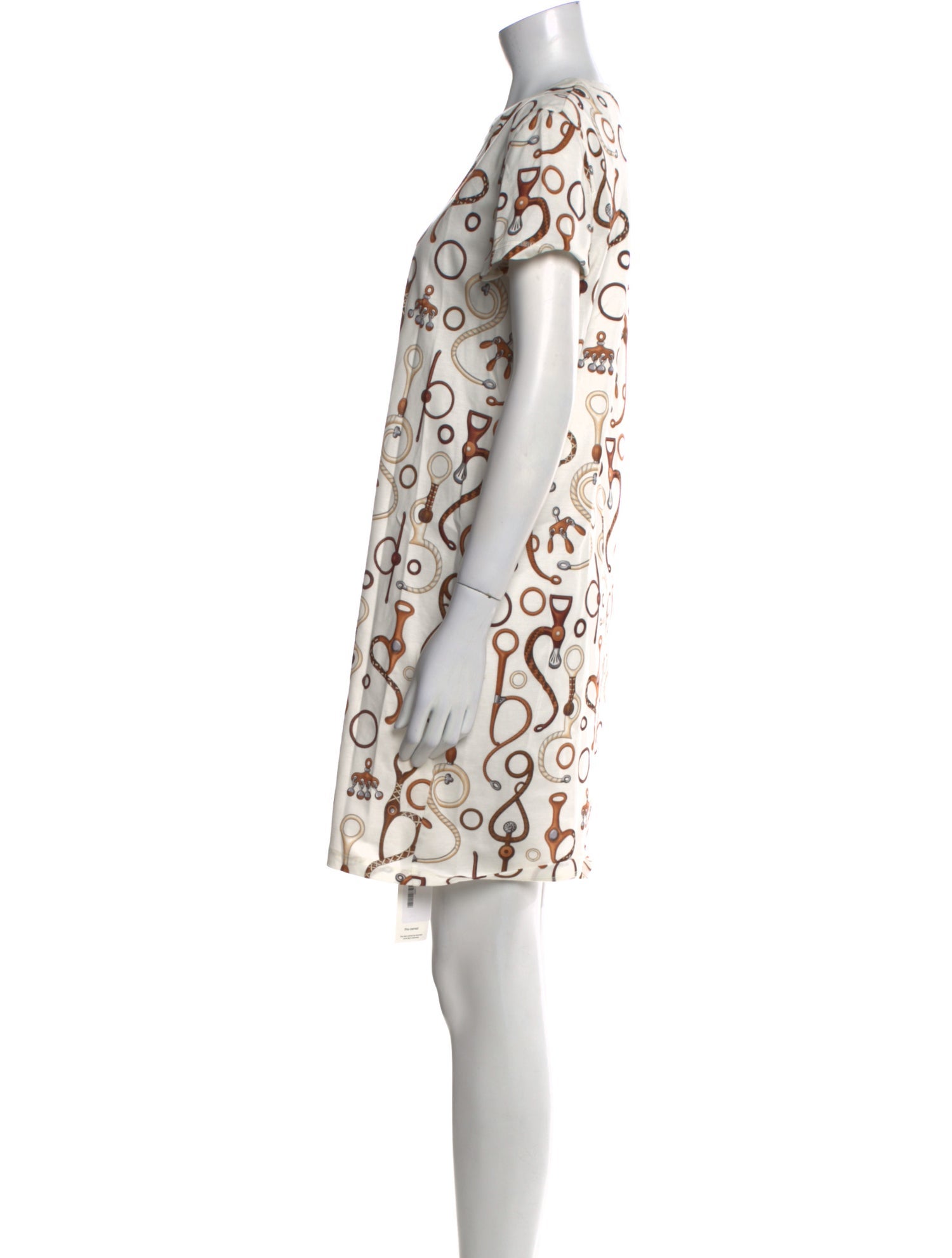 Hermès Printed Mini Dress