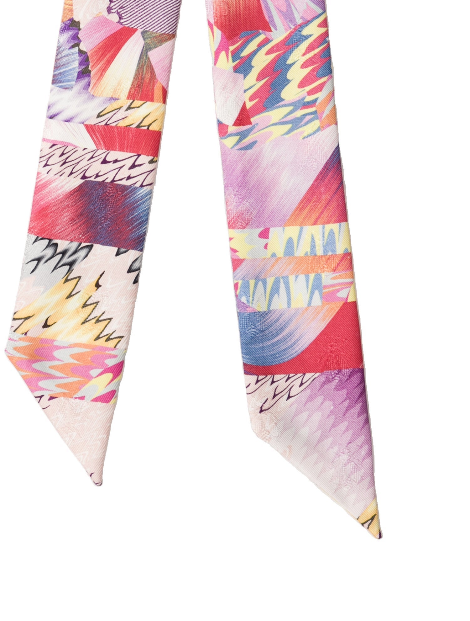 Hermès All Over Marble Silk Jacquard Twilly Scarf w/ Tags