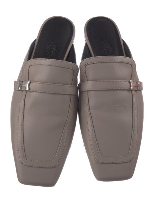 Hermès Groupie Leather Mules