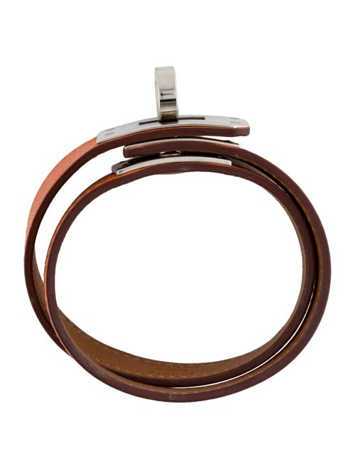 Hermès Leather Kelly Double Tour Wrap Bracelet