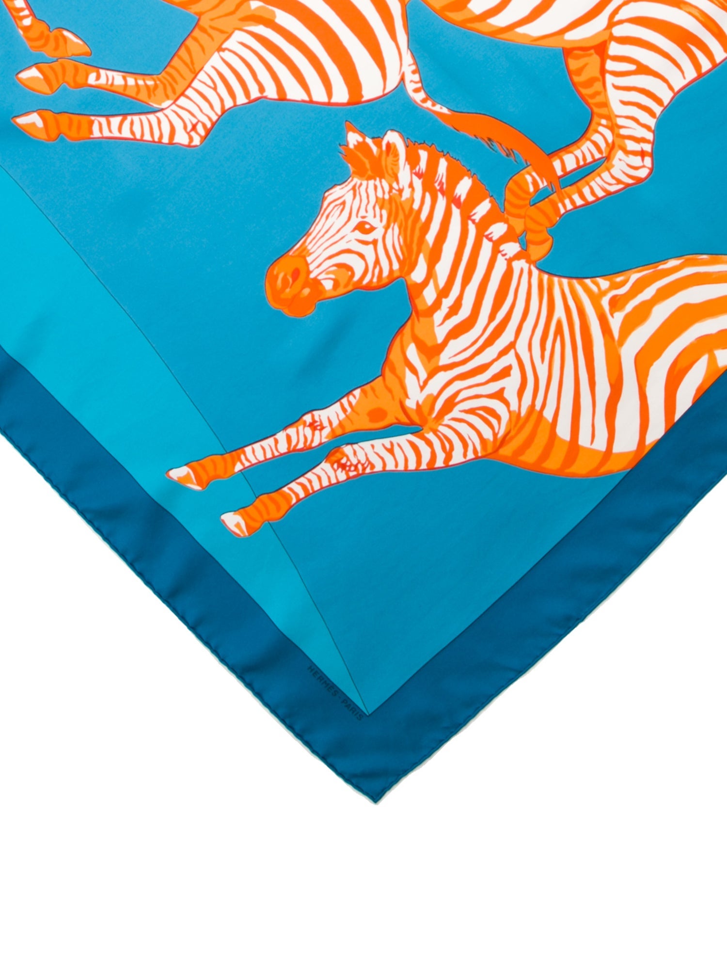 Hermès Les Zebres II Silk Scarf