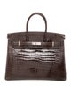 Hermès Shiny Porosus Crocodile Birkin 35