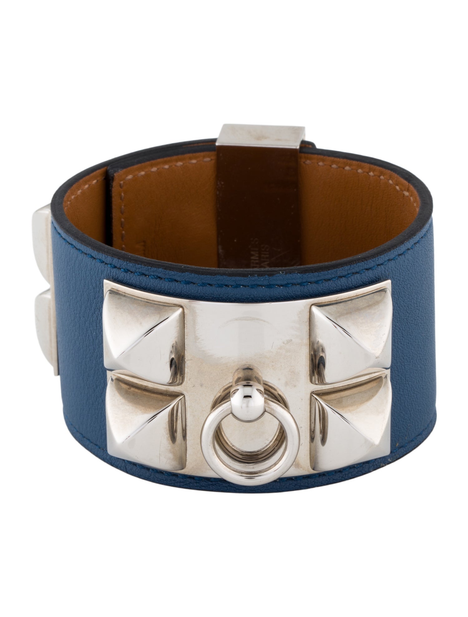 Hermès Leather Collier de Chien Wrap Bracelet