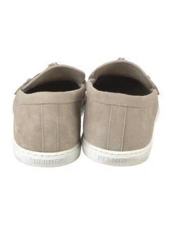 Hermès Ignacio Suede Loafers