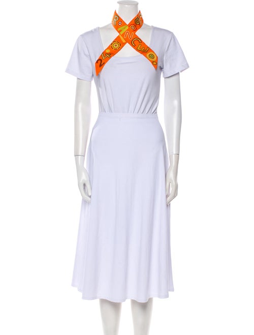 Hermès Tohu Bohu Silk Twilly Scarf