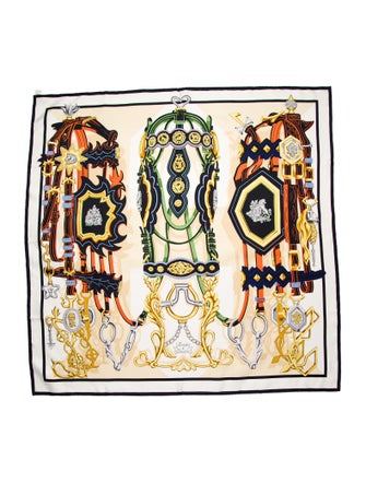 Hermès Brides Et Destin Silk Scarf