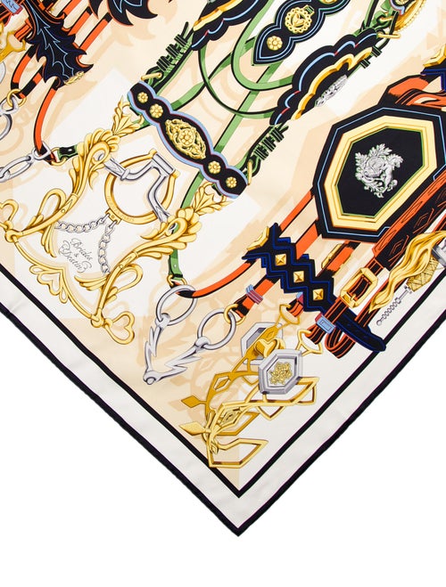 Hermès Brides Et Destin Silk Scarf