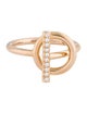 Hermès 18K Diamond Echappee Hermes Small Model Cocktail Ring