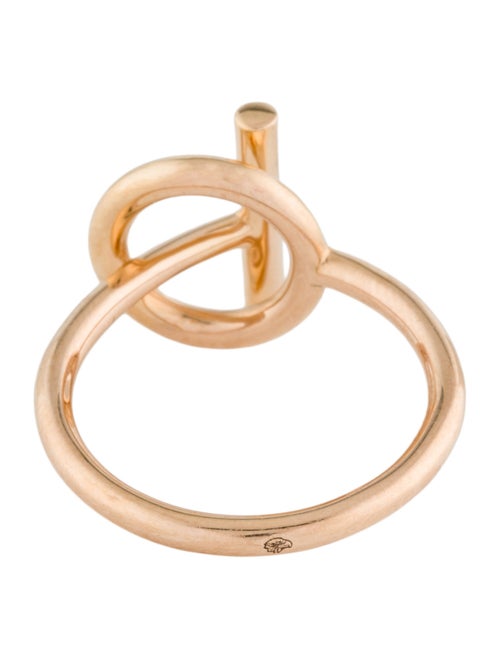 Hermès 18K Diamond Echappee Hermes Small Model Cocktail Ring