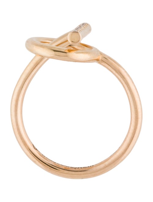 Hermès 18K Diamond Echappee Hermes Small Model Cocktail Ring