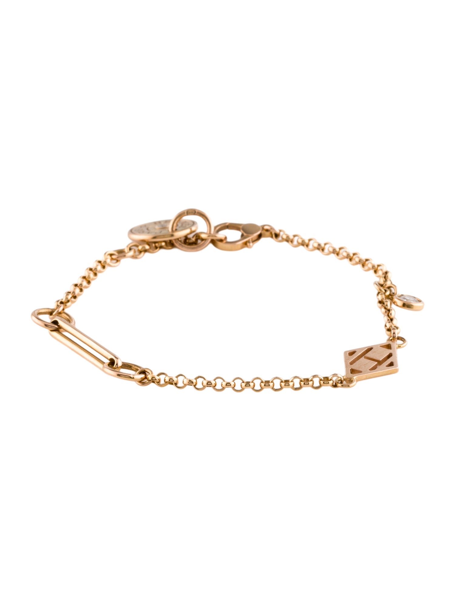 Hermès 18K Diamond Gambade Bracelet