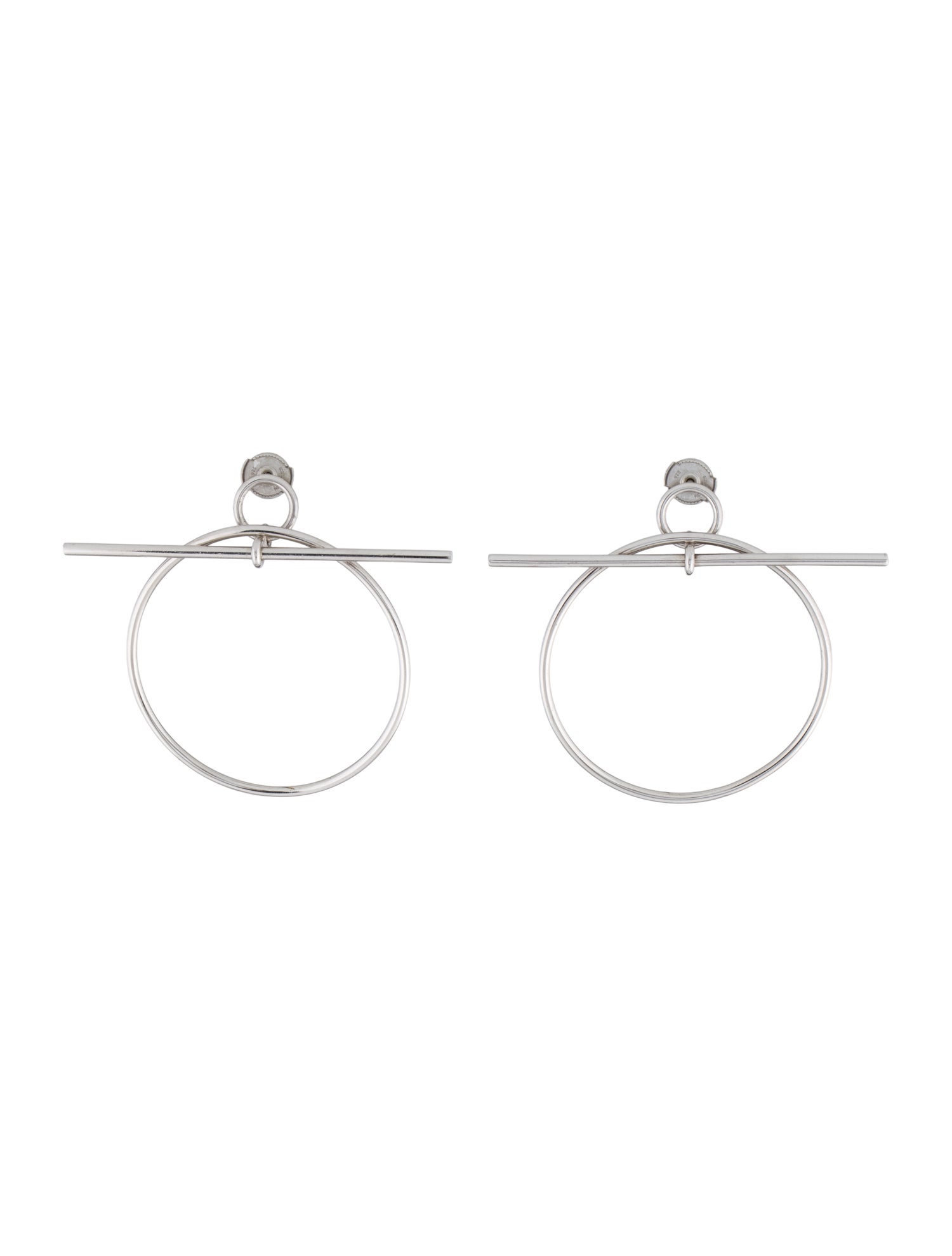 Hermès Loop Earrings, Medium Model