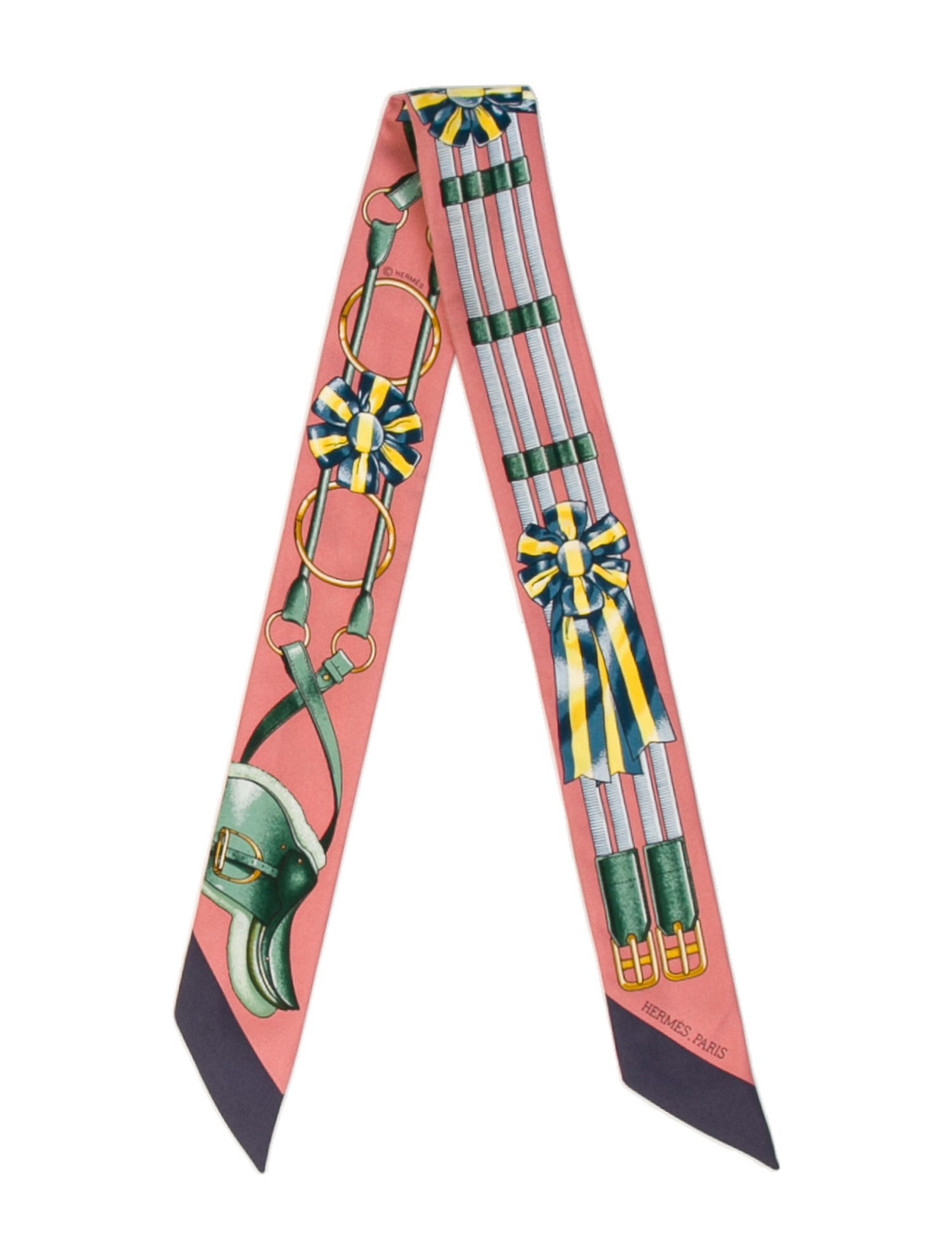 Hermès Jumping Silk Twilly Scarf