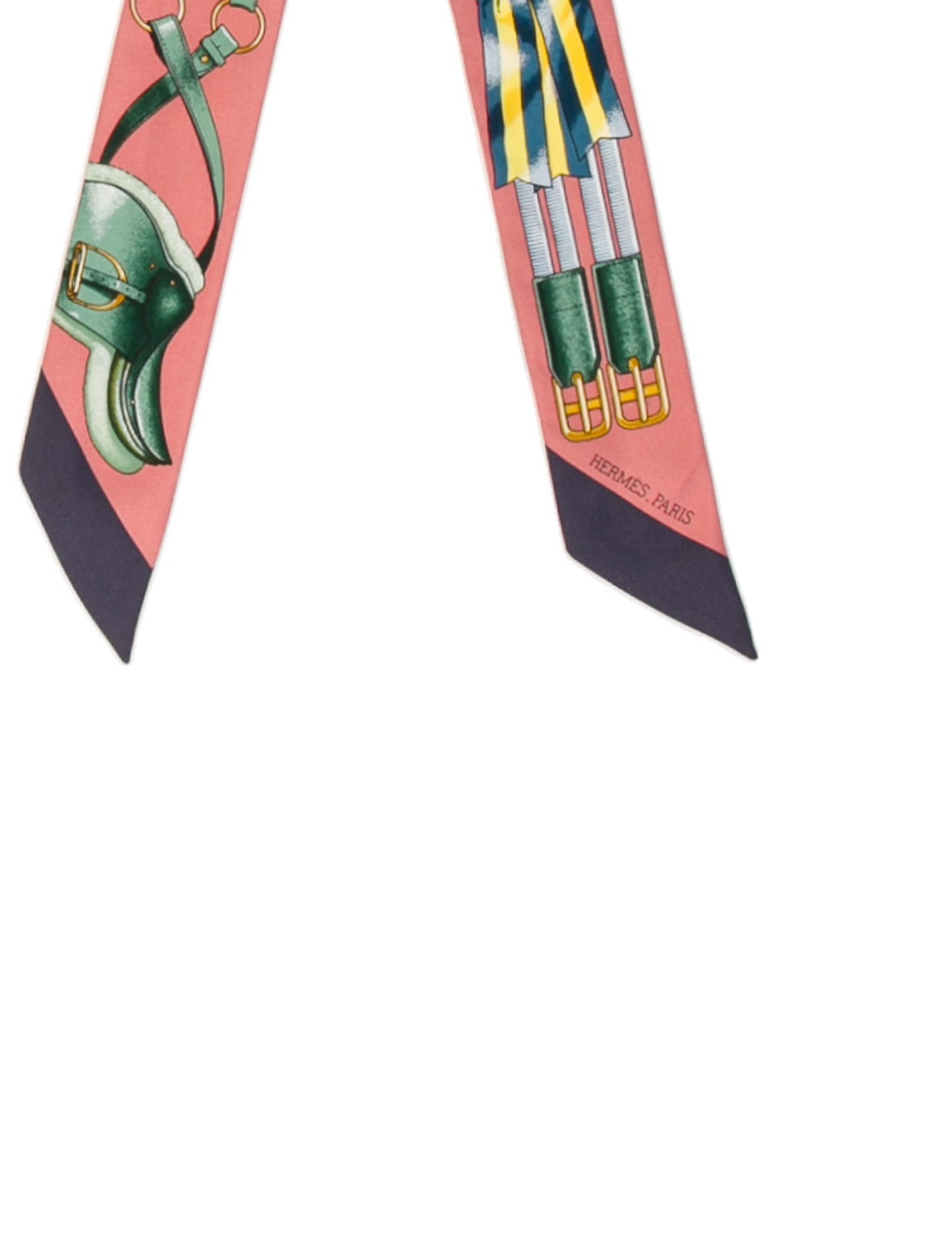 Hermès Jumping Silk Twilly Scarf