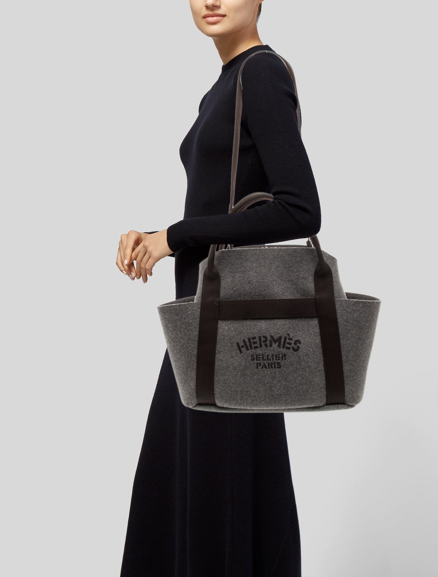 Hermès Feutre Sac de Pansage Grooming Bag