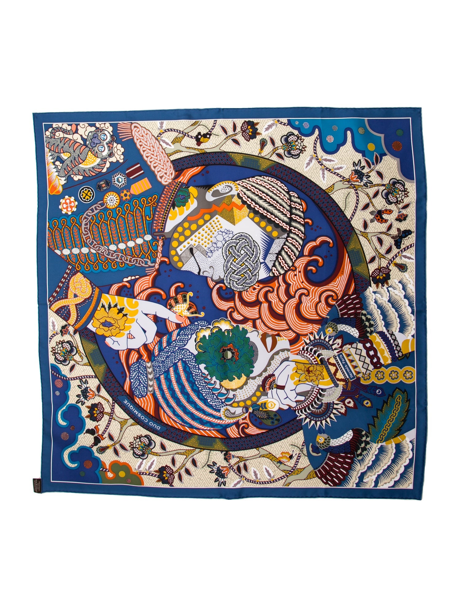 Hermès Duo Cosmique Silk Scarf