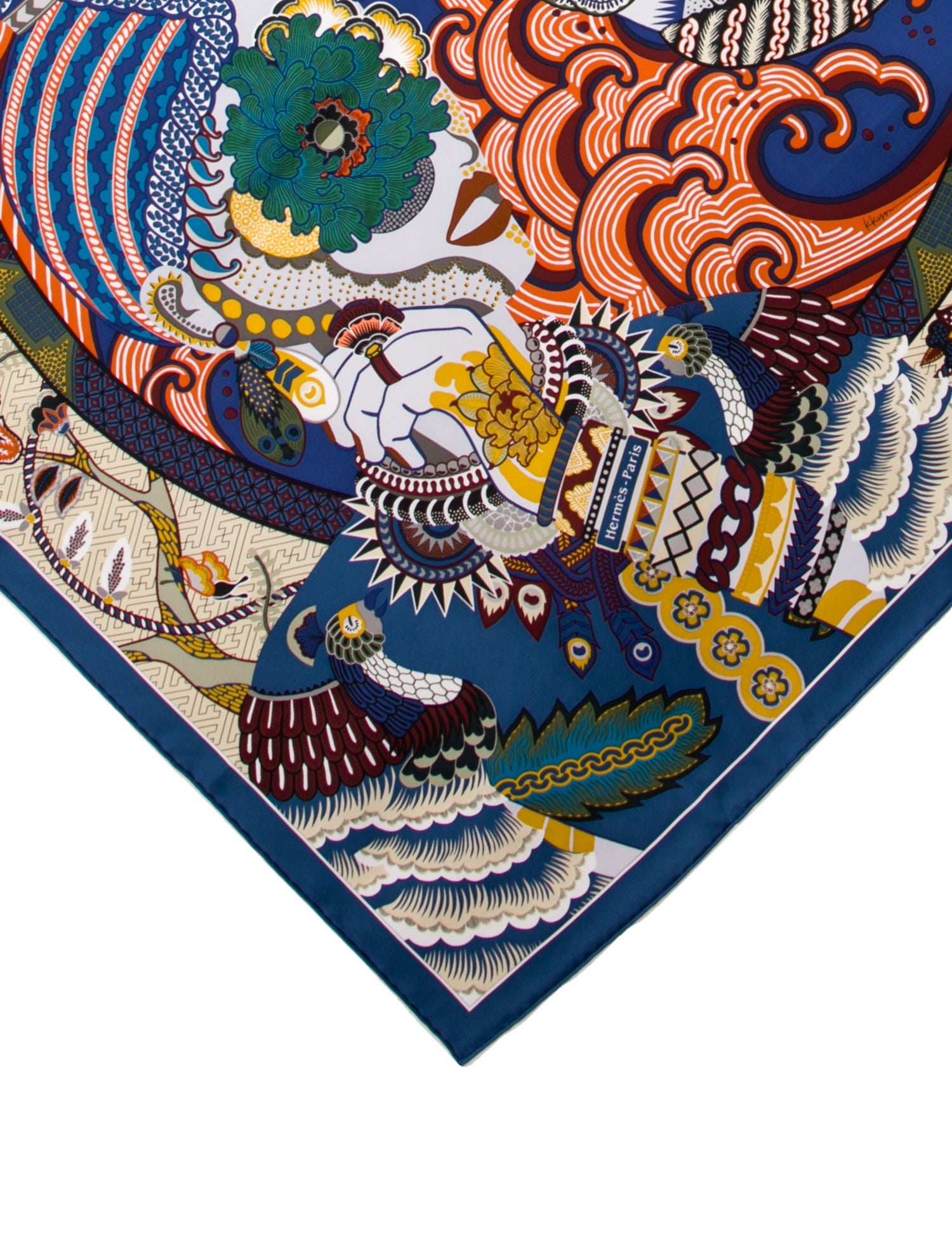 Hermès Duo Cosmique Silk Scarf