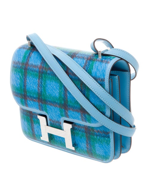 Hermès Swift Tartan Mini Constance 18