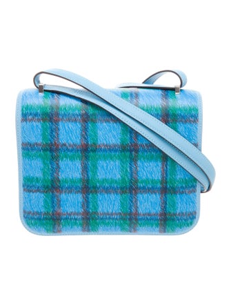 Hermès Swift Tartan Mini Constance 18