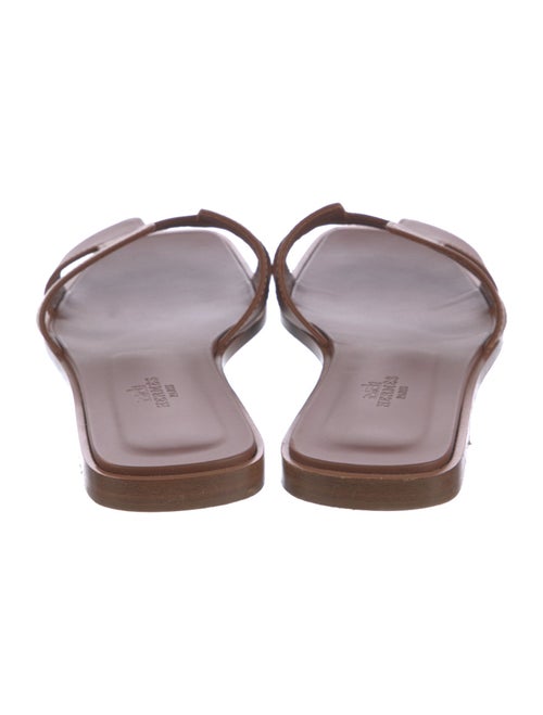 Hermès Oran Leather Slides