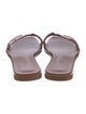 Hermès Oran Leather Slides