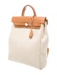 Hermès Toile Herbag A Dos Zip Backpack