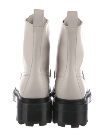 Hermès Leather Combat Boots