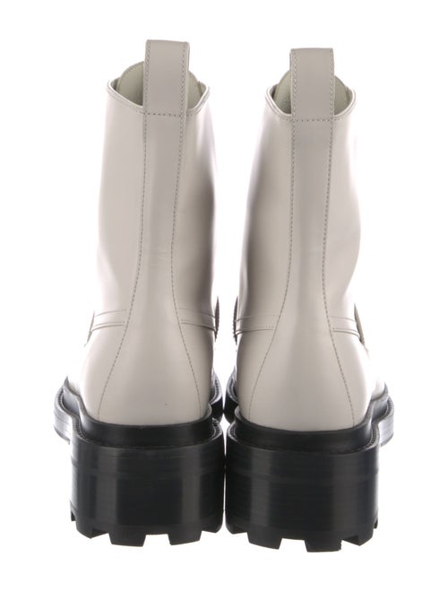 Hermès Leather Combat Boots