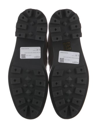 Hermès Leather Combat Boots