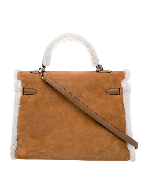 Hermès Grizzly Shearling Teddy Kelly II 35