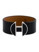 Hermès Leather Manchette Wrap Bracelet