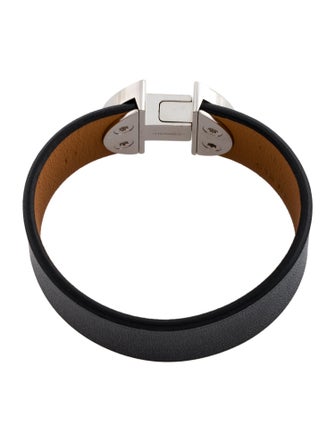 Hermès Leather Manchette Wrap Bracelet