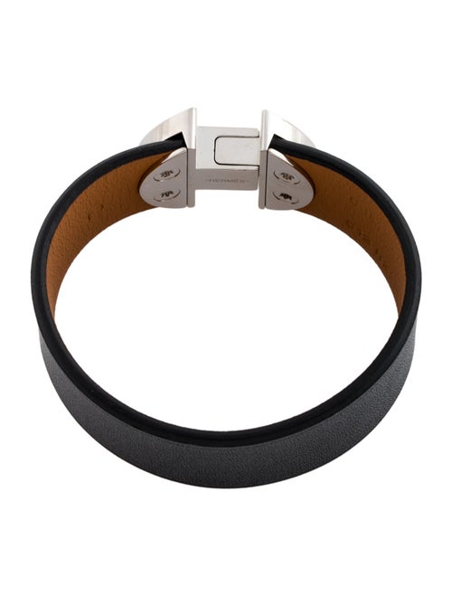 Hermès Leather Manchette Wrap Bracelet