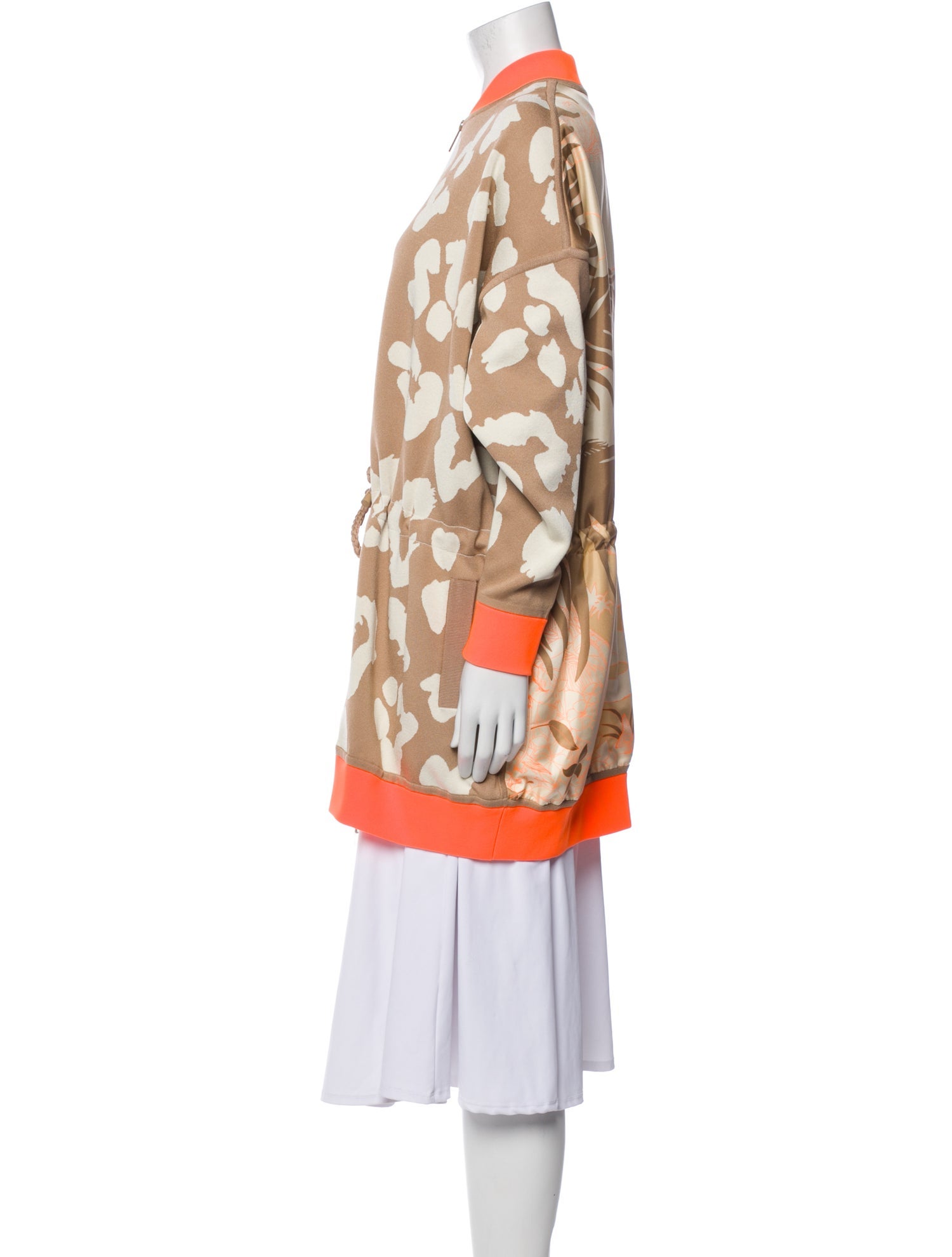 Hermès Silk Floral Print Coat w/ Tags