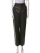 Hermès Leather Straight Leg Pants