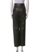 Hermès Leather Straight Leg Pants