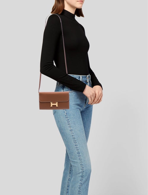 Hermès 2025 Evercolor Constance to Go Wallet