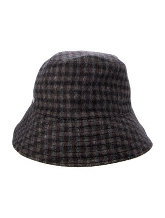 Hermès Cashmere Plaid Bucket Hat