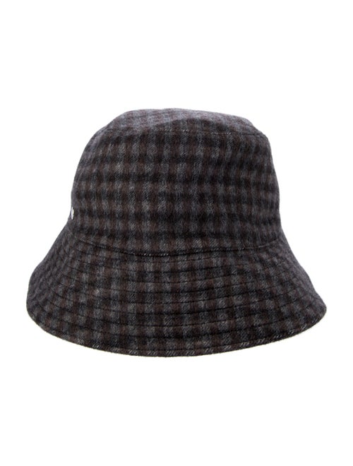 Hermès Cashmere Plaid Bucket Hat