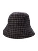 Hermès Cashmere Plaid Bucket Hat