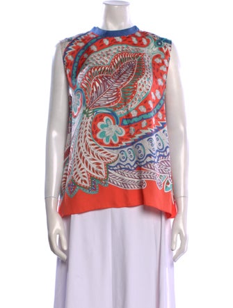 Hermès Silk Printed Top